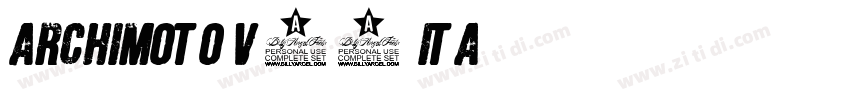 Archimoto V00 Ita字体转换